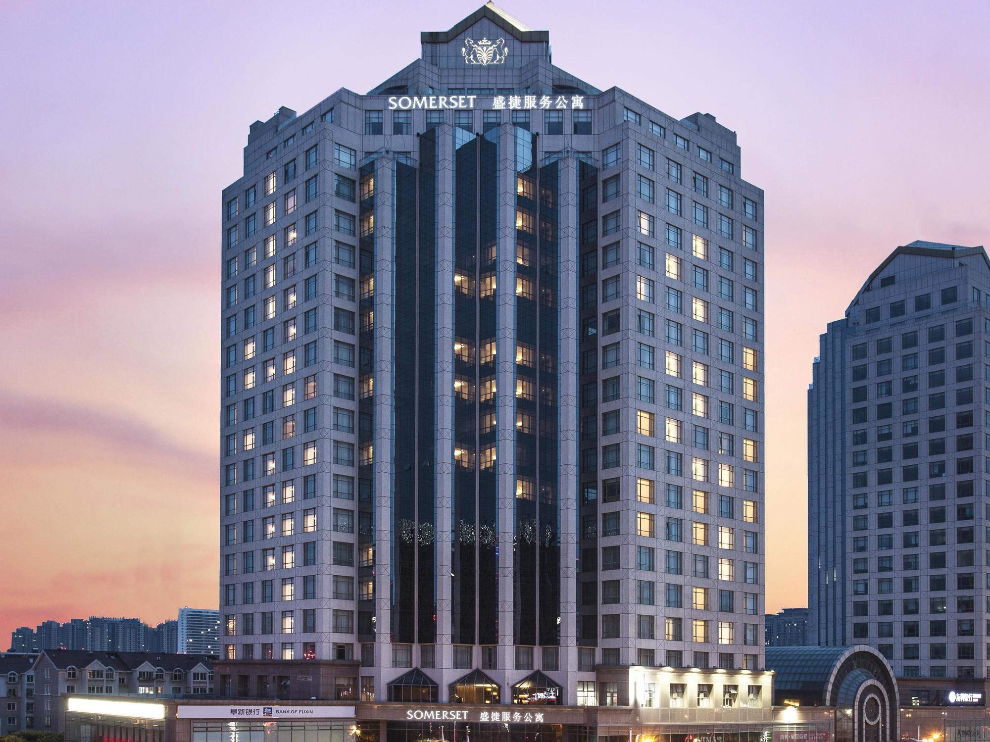 ซอเมอร์เซ็ท แกรนด์ เซ็นทรัล ตาเหลียน Apartment ต้าเหลียน ภายนอก รูปภาพ